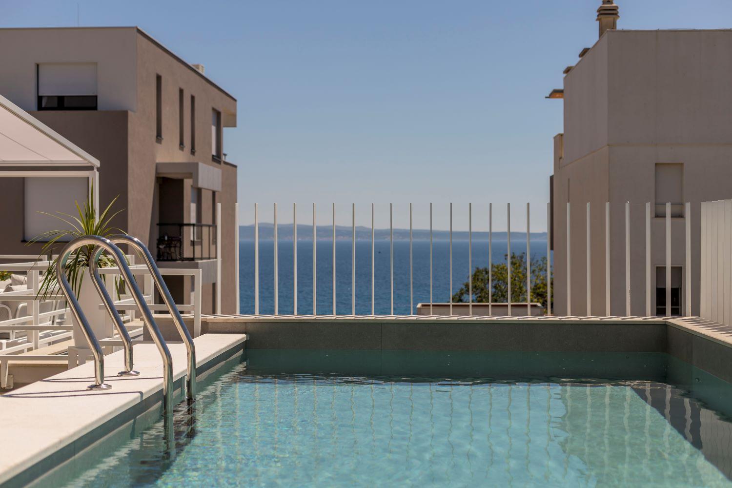 The Pleasurist - Apartment With Private Heated Pool And Terrace 斯普利特 外观 照片